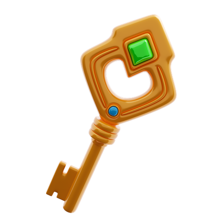 Key  3D Icon