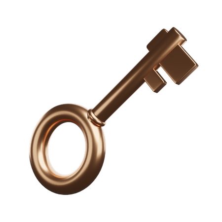 Key  3D Icon