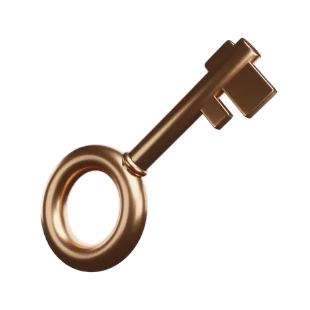 Key  3D Icon