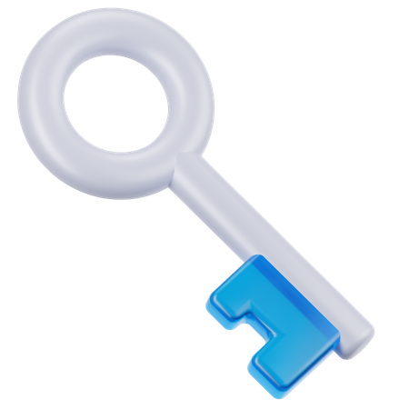 Key  3D Icon