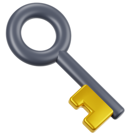 Key  3D Icon