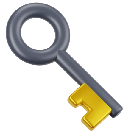 Key  3D Icon