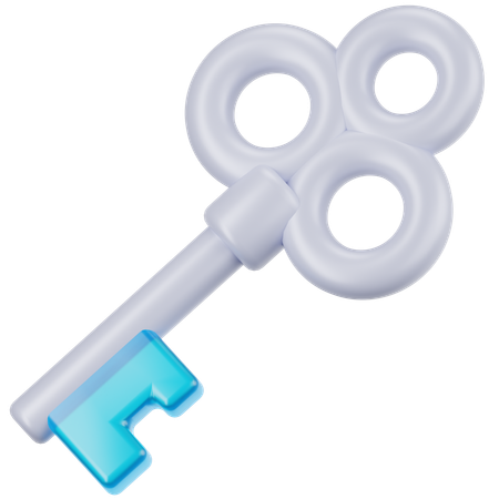 Key  3D Icon