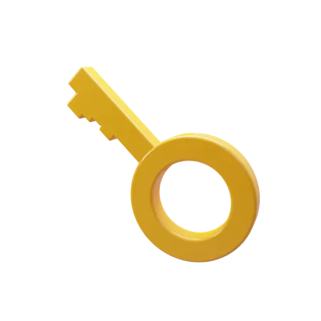 Key  3D Icon