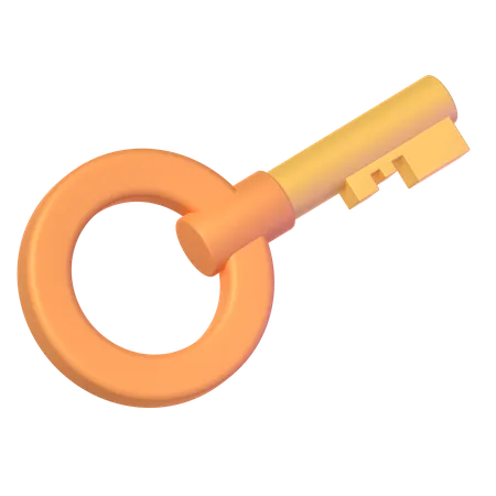 Key  3D Icon