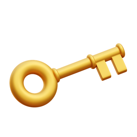 Key  3D Icon