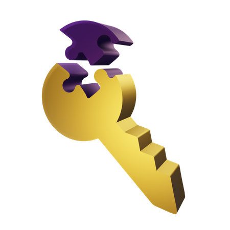 Key  3D Icon