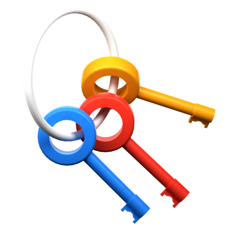 Key  3D Icon