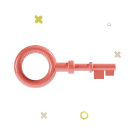 Key  3D Icon