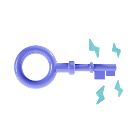 Key  3D Icon