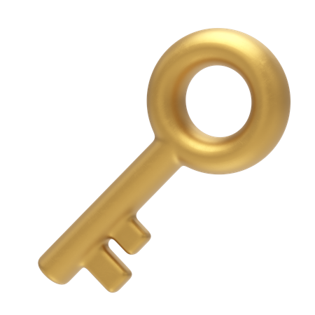 Key  3D Icon