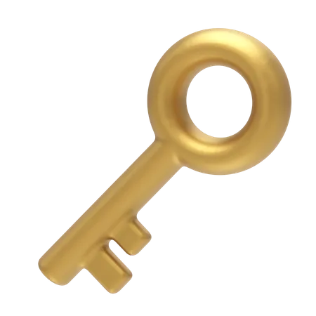 Key  3D Icon