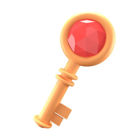 Key  3D Icon