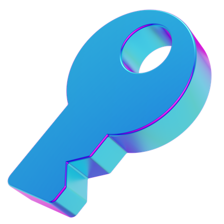 Key  3D Icon