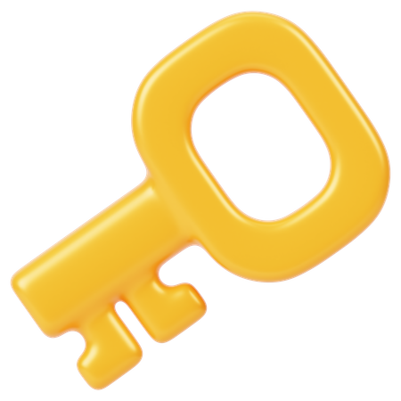 Key  3D Icon