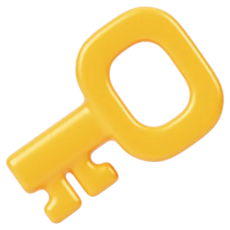 Key  3D Icon