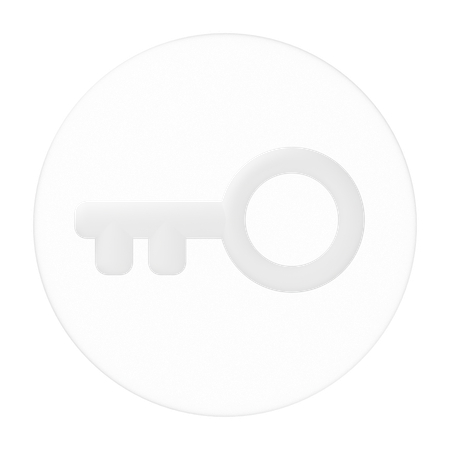Key  3D Icon