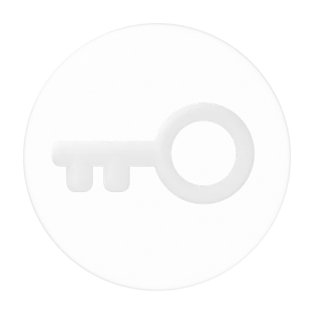 Key  3D Icon