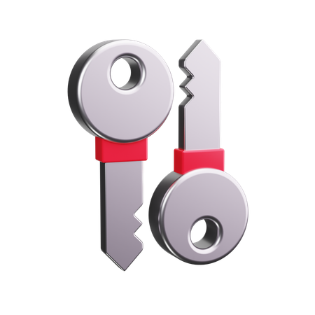 Key  3D Icon