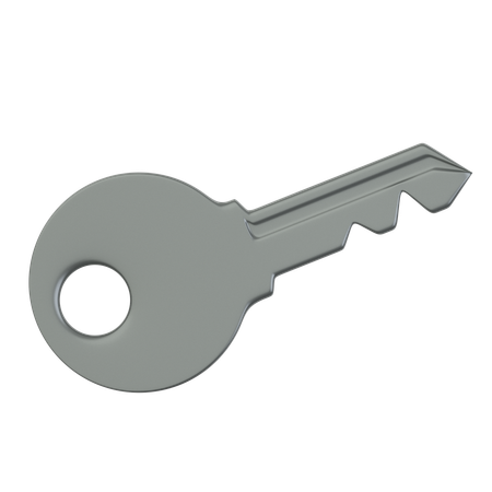 Key  3D Icon