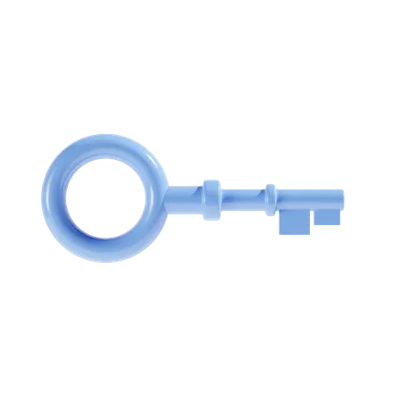 Key  3D Icon