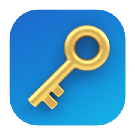 Key  3D Icon