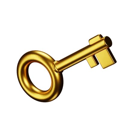 Key  3D Icon