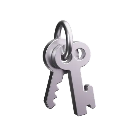 Key  3D Icon