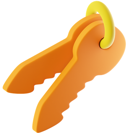 Key  3D Icon