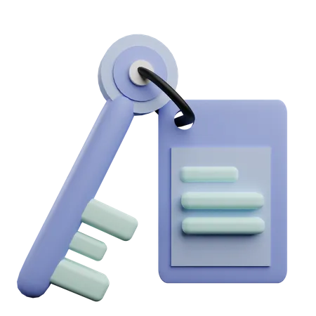 Key  3D Icon