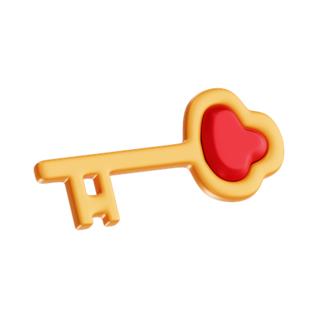 Key  3D Icon