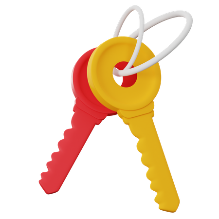 Key  3D Icon