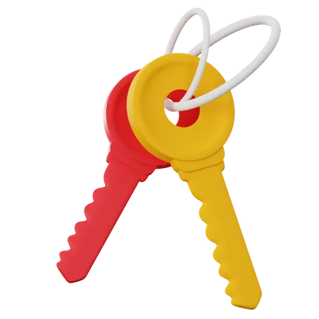 Key  3D Icon