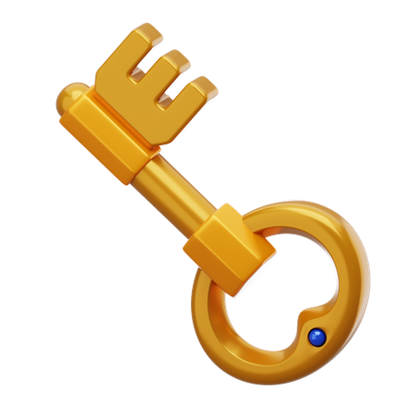 Key  3D Icon