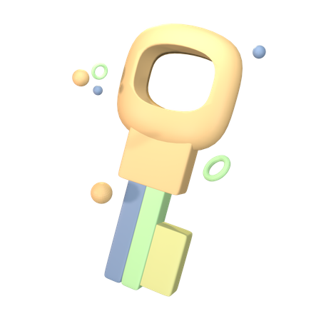 Key  3D Icon