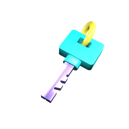 Key  3D Icon