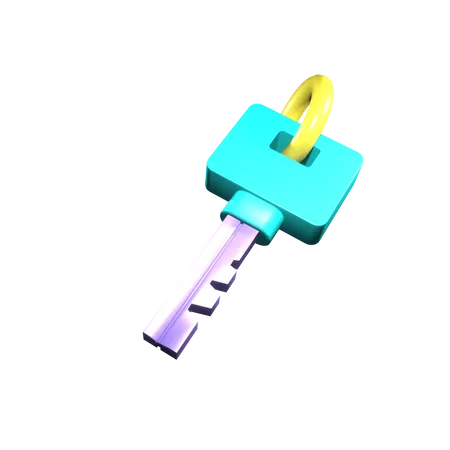 Key  3D Icon