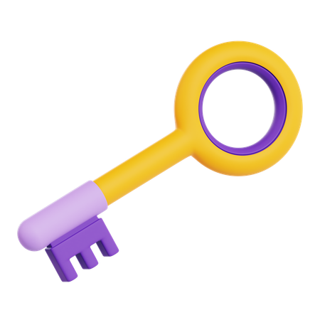 Key  3D Icon