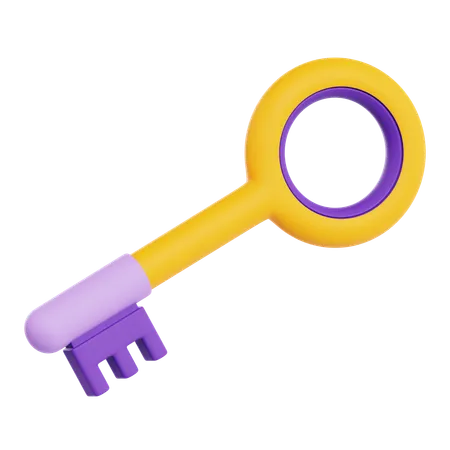 Key  3D Icon