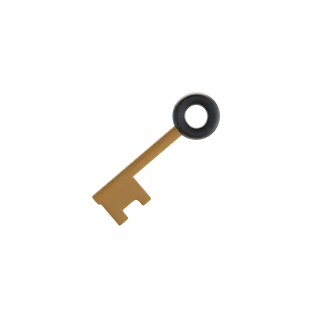 Key  3D Icon