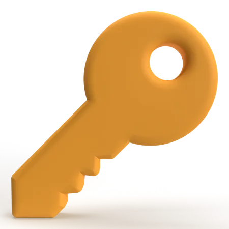 Key  3D Icon