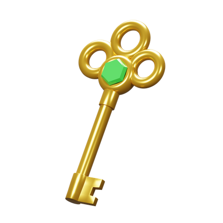 Key  3D Icon