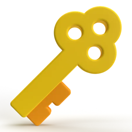 Key  3D Icon