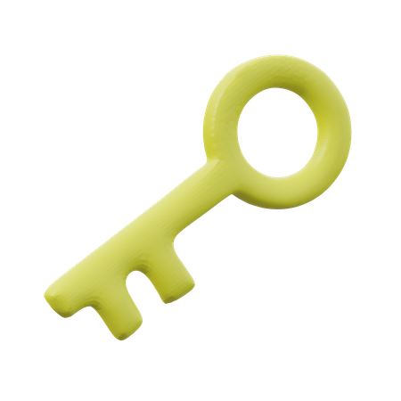 Key  3D Icon