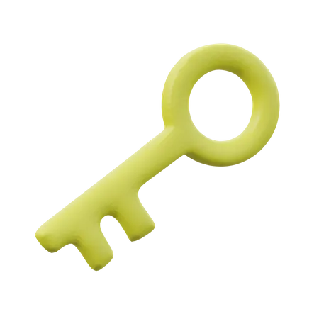 Key  3D Icon