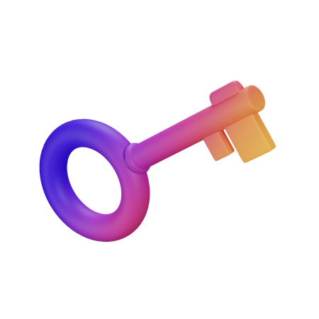 Key  3D Icon