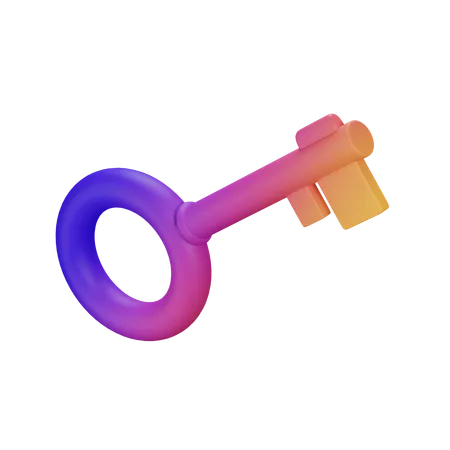 Key  3D Icon