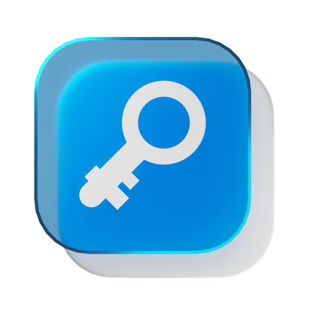 Key  3D Icon