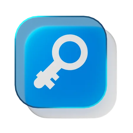 Key  3D Icon