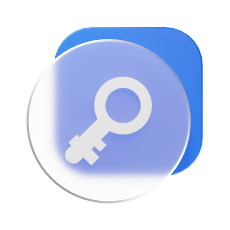 Key  3D Icon